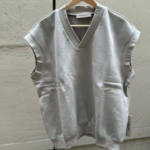 Essentials by Fear of God Cotton blend fleece vest
